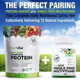 New! Whole Food MULTIVITAMIN with 56 Superfoods, Raw Veggies & Fruits, Probiotics, Digestive Enzymes, B-Complex, Omegas & More. Vegan/Non-GMO. Dairy/Soy/Gluten Free. 90 Vegan Tablets