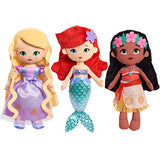 Disney Princess So Sweet Princess Ariel, 13.5-Inch Plush with Red Hair, The Little Mermaid, Officially Licensed Kids Toys for Ages 3 Up, Gifts and Presents by Just Play