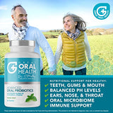 Chewable Oral Probiotics for Mouth — Bad Breath Treatment Supplement - Oral Care Tablet with BLIS K12 M18 — Dentist Formulated 60 Lozenge Mint Flavor eBook Included (1 Pack)