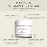 The Skinyst - Daily 15% Vitamin C + Cream, Smoothing and Anti-Wrinkle Skin Care Essential, Vegan Facial Skin Care Products, Clean Beauty Cream, 60ml