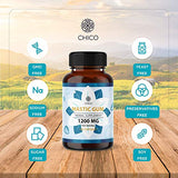 Chico Mastic Gum Herbal Supplement - 1200mg Organic Capsules for Digestive Health and Gastrointestinal Support, Liver Function - Non-GMO Formula for Natural Wellness - 100 Vegetarian Caps Per Bottle