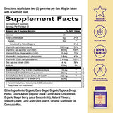 SmartyPants Adult Daytime Immunity Daily Gummy Multivitamins: Vitamin C, D, & Zinc for Immunity; Elderberry & Echinacea; B6 & B12 for energy; Prebiotic; Probiotics for Digestion, 42 Ct (21 Day Supply)
