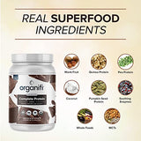 Organifi: Complete Protein Chocolate Flavor - Organic Vegan Plant Based Protein Powder - 30 Day Supply - Supports Craving Control and Weight Management - Digestive Enzymes - No Soy, Dairy, or Gluten