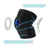 DOUFURT Knee Brace Stabilizers for Meniscus Tear Knee Pain ACL MCL Injury Recovery Adjustable Knee Support Braces for Men and Women