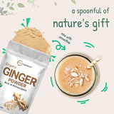Organic Ground Ginger Powder, 2 Pounds (32 Ounce), Great Flavor and Highly Aromatic, Fine Loose Powder for Better Mixing without Settling, Best for Cooking, Baking, Tea & More, Product of India