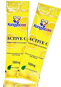 [Kangyacare] Active C -30 Packets -Single Dose -7000mg -High Potency Vitamin C Powder -Immune Support & Antioxidant Protection -Enhanced Absorption, Neutral pH (30)