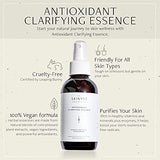 The Skinyst - Antioxidant Clarifying Essence with Vitamin C, Illuminating Skin Care Essential, Vegan Facial Skin Care Products, Refreshing Clean Beauty Essence, 120ml