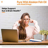 Doctor's Best Pure Wild Alaskan Fish Oil with AlaskOmega, Heart, Brain, Mental Wellbeing, Eyes, Non-GMO, Gluten Free, 180 Marine Softgels