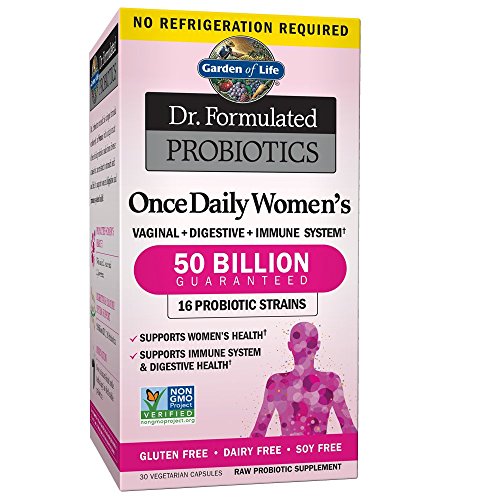 Garden of Life Dr. Formulated Once Daily Women Probiotics  50 Billion CFU 30 Vegetarian Capsules