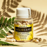 Heliocare Skin Care Dietary Supplement: 240mg Polypodium Leucotomos Extract Pills - Antioxidant Rich Formula with Fernblock and PLE Technology - 60 Veggie Capsules