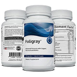 Foligray | Naturally Supports Hair Pigmentation and Healthy Hair. 60 Capsules