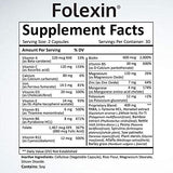 Folexin | Support Natural Hair Growth. Includes Biotin, Fo-Ti, Tyrosine, Vitamins, Minerals and Herbal Extracts. Supplement For All Hair Types, Male and Female. 60 Capsules