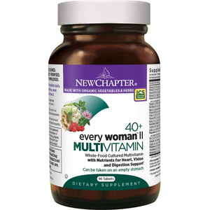 New Chapter Women's Multivitamin, Every Woman II 40+, Probiotics + B Vitamin 96 caps