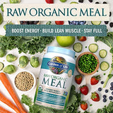 Garden of Life Meal Replacement - Organic Raw Plant Based Protein Powder, Lightly Sweet, Vegan, Gluten-Free, 36.6oz (2lb 5oz/1,038g) Powder