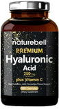 NatureBell Hyaluronic Acid Supplements 250mg Hyaluronic Acid  25mg Vitamin C  200 Caps