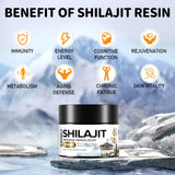 Shilajit Pure Himalayan Organic 600mg Maximum Potency Gold Grade Shilajit Resin Shilajit Supplement Natural Authentic with 85+ Trace Minerals & Fulvic Acid for Energy, Immunity, 50 Grams (1 Pack)