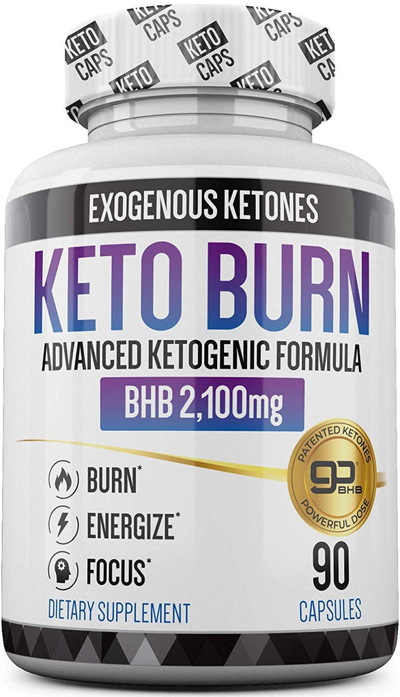 Keto Pills - 3X Dose (2100mg | 90 Capsules) Advanced Keto Burn Diet Pills - Best Exogenous Ketones BHB Supplement - Max Strength Formula