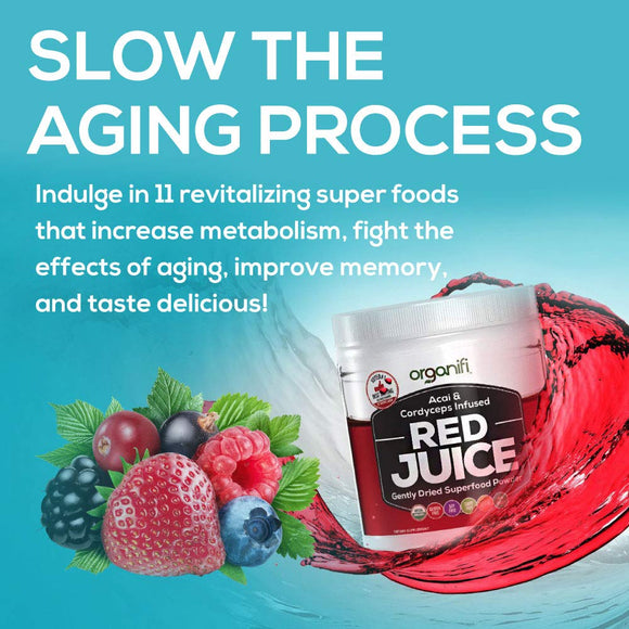 Organifi Red Juice 270 gram USDA Organic Boost Metabolism Anti Aging
