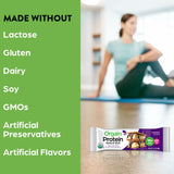 Orgain Organic Vegan Protein Bars, Smores - 10g Plant Based Protein, Gluten Free Snack Bar, Low Sugar, Dairy Free, Soy Free, Lactose Free, Non GMO, 1.41 Oz (12 Count)