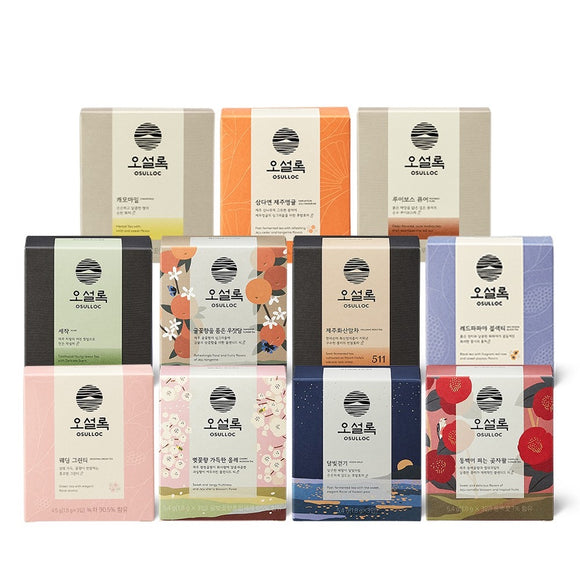 [OSULLOC] Pyramide Tea Bag Series (10pcs) FAST PO KOREA