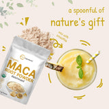 Organic Maca Root Powder, 2 Pound, Gelatinized for Better Absorption, Rich in Antioxidants, Help Energy, Stamina, Endurance, Strength and Immune System, No GMOs, Vegan Friendly and Peru Origin