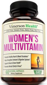 Vimerson Health Women's Daily Multivitamin Multimineral Supplement 60 Caps