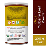 Organic Veda® Mulberry Powder 7 Oz (200 Grams) - Organic, Pure and All Natural Herbs Raw Organic Super Food Supplement. Non GMO. Gluten FREE. Made in Health USA FDA Registered Facility.