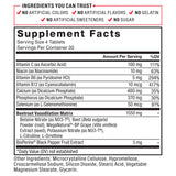 Force Factor Blood Pressure Support with Nitrates, Grapeseed - Boosts Nitric Oxide, Cardiovascular Health, 120 Count