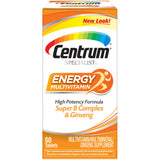 Centrum Specialist Energy Complete Multivitamin Supplement (60-Count Tablets)