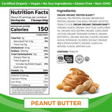 Orgain Peanut Butter Organic Plant Protein Powder, Peanut Butter, 920 grams