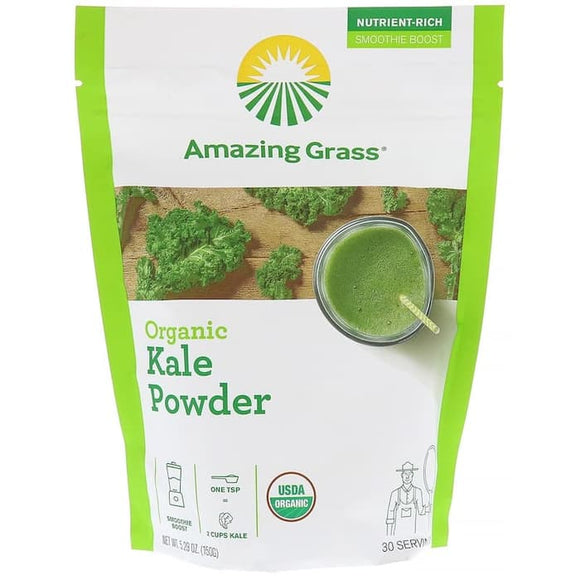 Amazing Grass, Organic Kale Powder, 150g USDA Organic