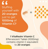 [BUNDLE OF 2] VitaRealm Vitamin C/Multi-Vitamin Effervescence Tablets 40s Vitamin C + Lutein x 2