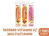[BUNDLE OF 2] VitaRealm Vitamin C/Multi-Vitamin Effervescence Tablets 40s Vitamin C + Lutein x 2