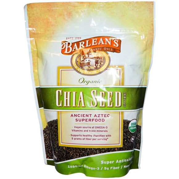 Barlean's, Organic, Chia Seed Supplement, 12 oz (340 g)