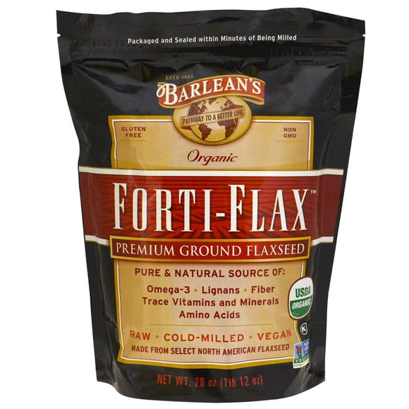 Barlean's,Organic,Forti-Flax,Premium Ground Flaxseed,28 oz (1 lb 12 oz
