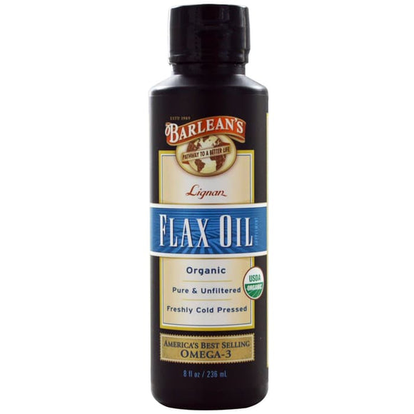 Barlean's, Organic, Fresh Flax Oil, 8 fl oz (236 ml)