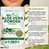 Biofinest Aloe Vera Powder - Raw Organic Pure Superfood