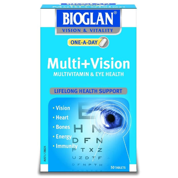 Bioglan One-a-Day Multi Vision 50 Tablets Multivitamin Kesehatan Mata