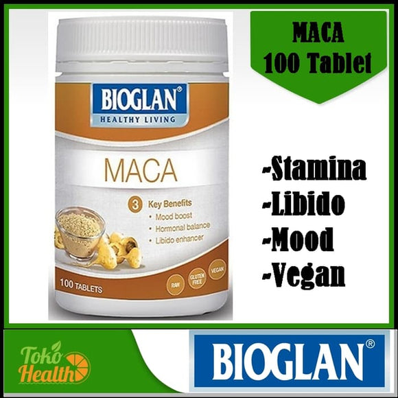 Bioglan Superfoods Maca 100 Tablets Meningkatkan Stamina dan Vitalitas
