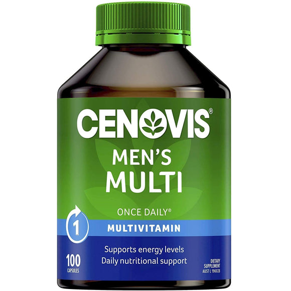 Cenovis Once Daily Men's Multivitamins & Mineral Once Daily 100 Caps