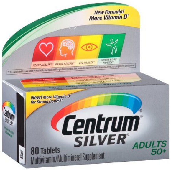 CENTRUM SILVER ADULTS 50+ 80 TABLET