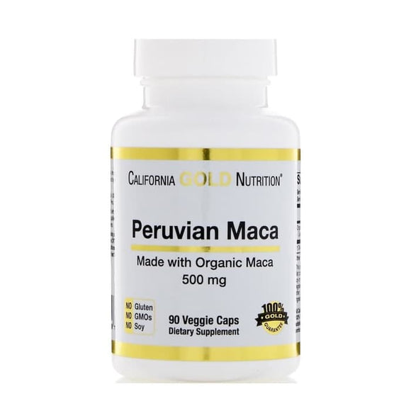 California Gold Nutrition, Peruvian Maca, Organic Root, 500 mg, 90 Veg