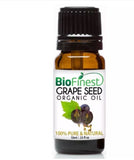 Biofinest Grapeseed Organic Oil (100% Pure Organic Carrier Oil) 10ml