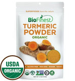 Biofinest Turmeric Root (Curcumin) Powder - 100% Freeze-Dried Antioxidant Superfood - USDA Certified Organic Kosher Vegan Raw Non-GMO - Boost Digestion Weight Loss - For Smoothie Beverage Blend (114g)