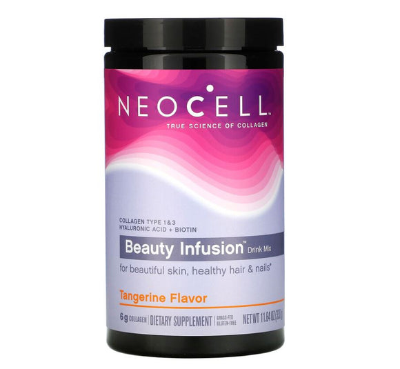 Neocell, Beauty Infusion Drink Mix, Tangerine, 11.64 oz (330 g)