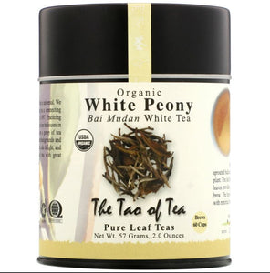 The Tao of Tea, Organic Bai Mudan White Tea, White Peony, 2.0 oz (57 g)