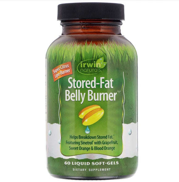 Irwin Naturals, Stored-Fat Belly Burner, 60 Liquid Soft-Gels