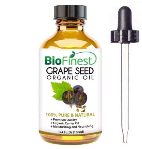 Biofinest Grapeseed Organic Oil (100% Pure Organic Carrier Oil) 100ml