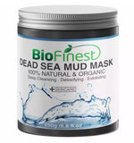 Dead Sea Mud Mask - with Shea Butter, Aloe Vera, Collagen - Facial Pore Minimizer, Wrinkles Reducer, Pores Cleanser - 100% Organic (250g)