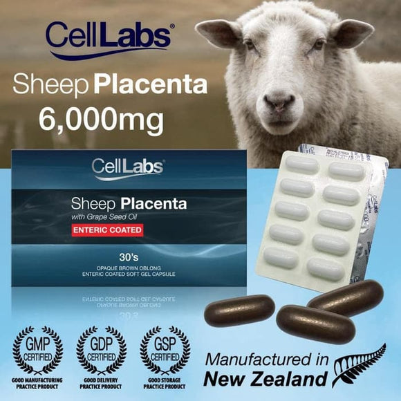 CellLabs Sheep Placenta with Grape Seed Oil 6,000mg 30s Anti Aging